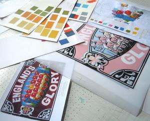 Artwork for Matt Ensor's serigraph (printed at Artizan, published by Ensor)